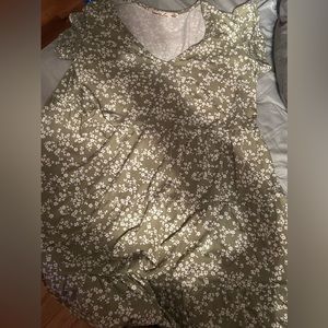 Green floral dress from liberty love!